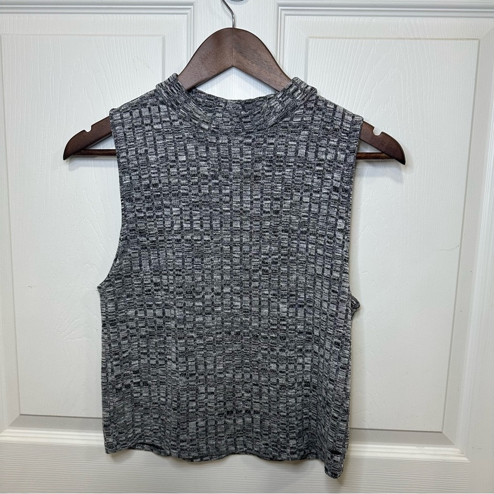 Gray Sleeveless Women's Top